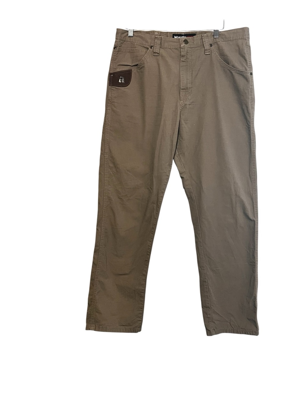 Wrangler  Riggs Men's Tan  Straight-Leg Pants